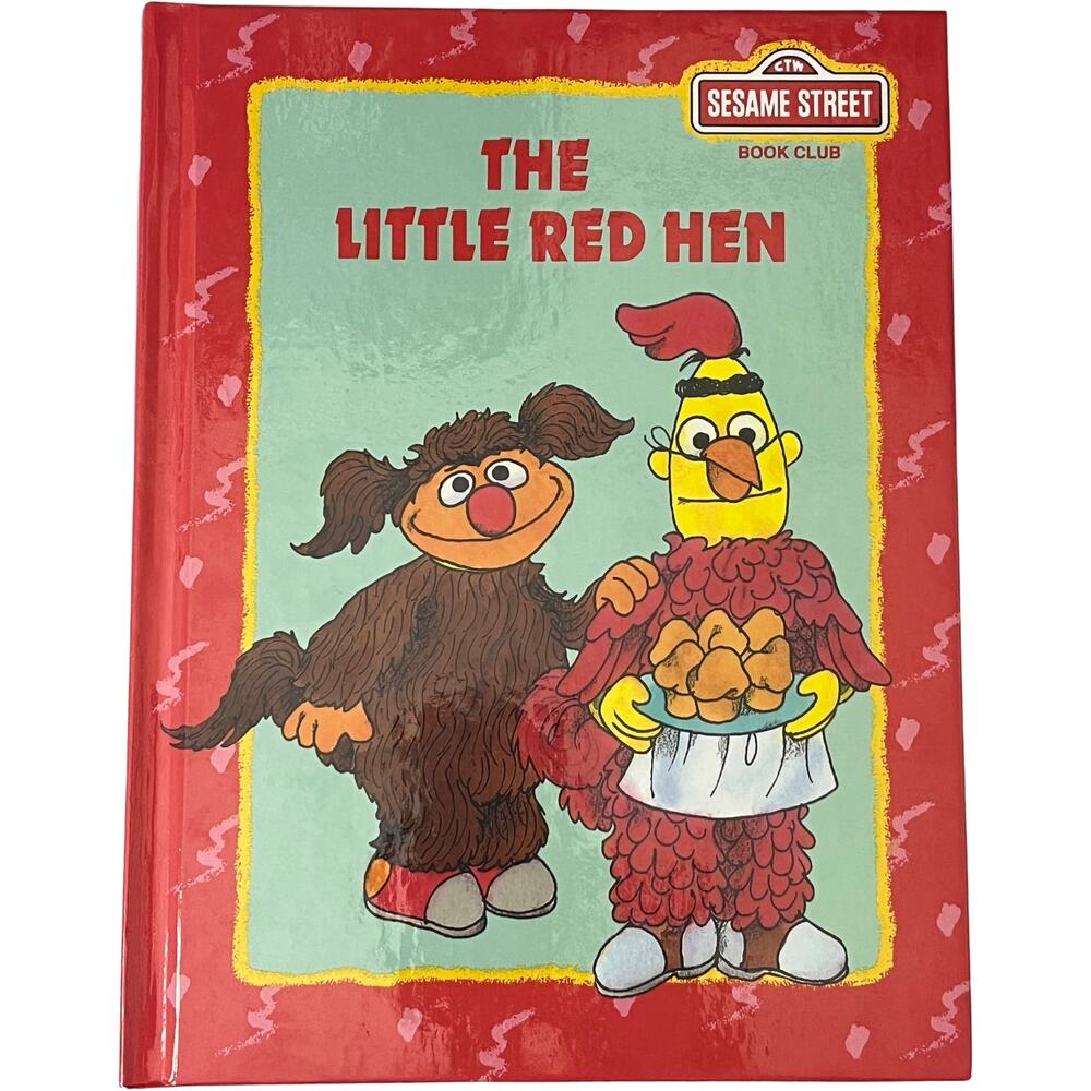 The Little Red Hen Emily Perl Kingsley Hardcover Sesame Street Vintage 1992